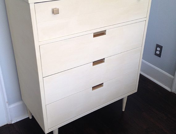 Mid Century Painted Dresser by Happy Chapter