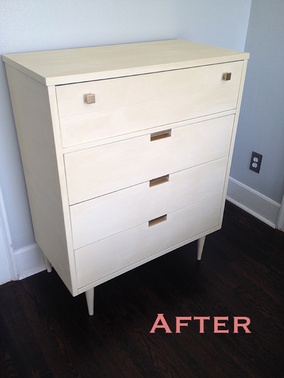 Mid Century Painted Dresser by Happy Chapter